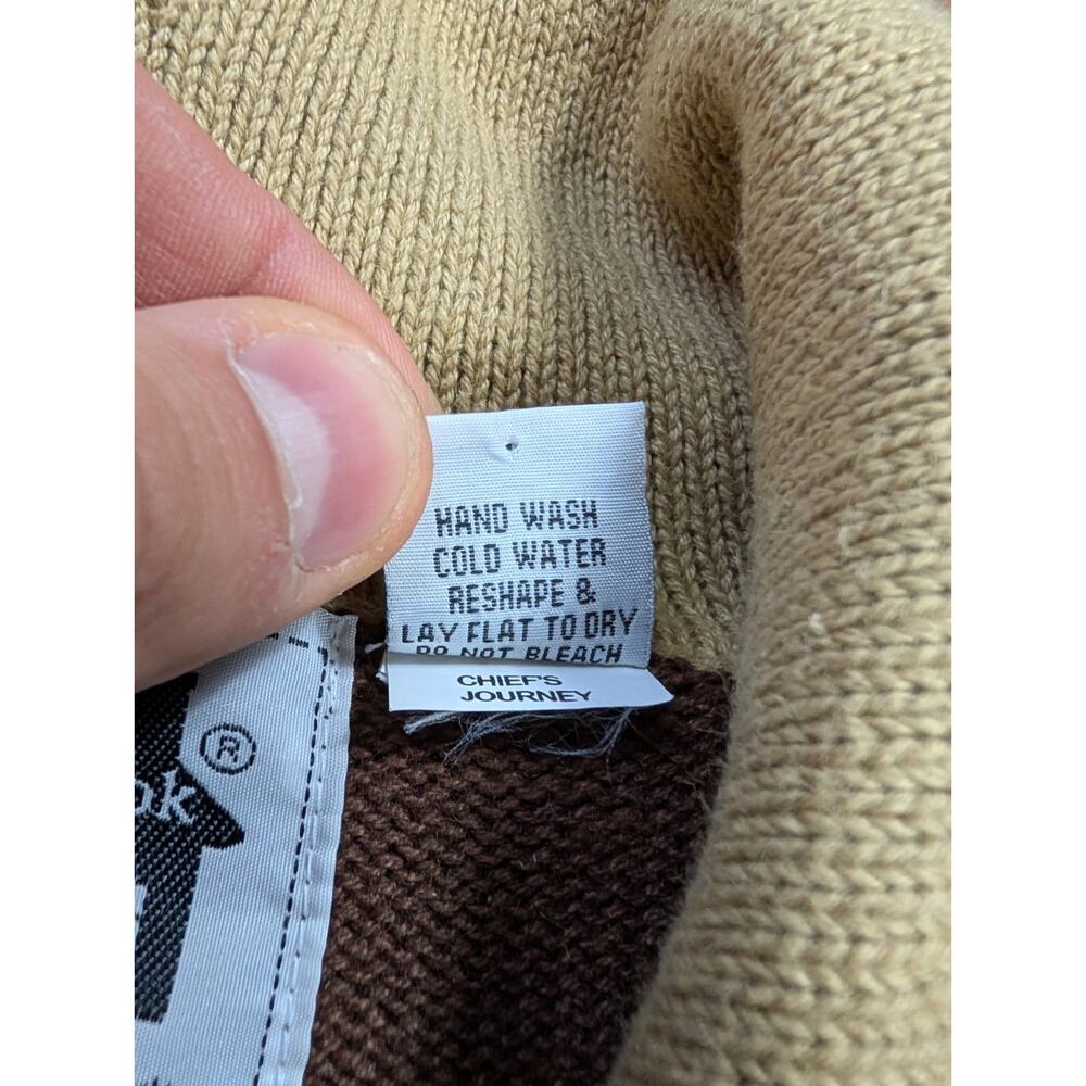 KNITS BY STORYBOOK Womens Native American Southwestern Button Cardigan Large - Picture 10 of 16